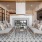 a living room with a fireplace