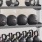 a shelf with workout equipment